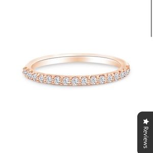 Diamond Daughters Rose Gold Wedding Band